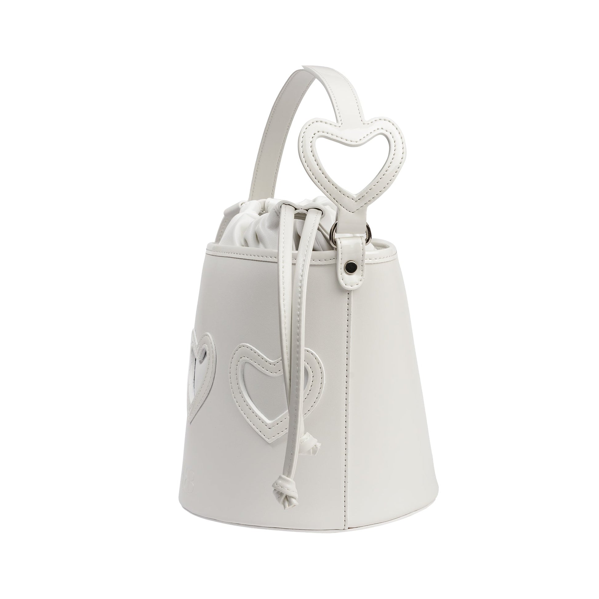 BORSA A SECCHIELLO REBB LOVE BIANCO - REBB Store