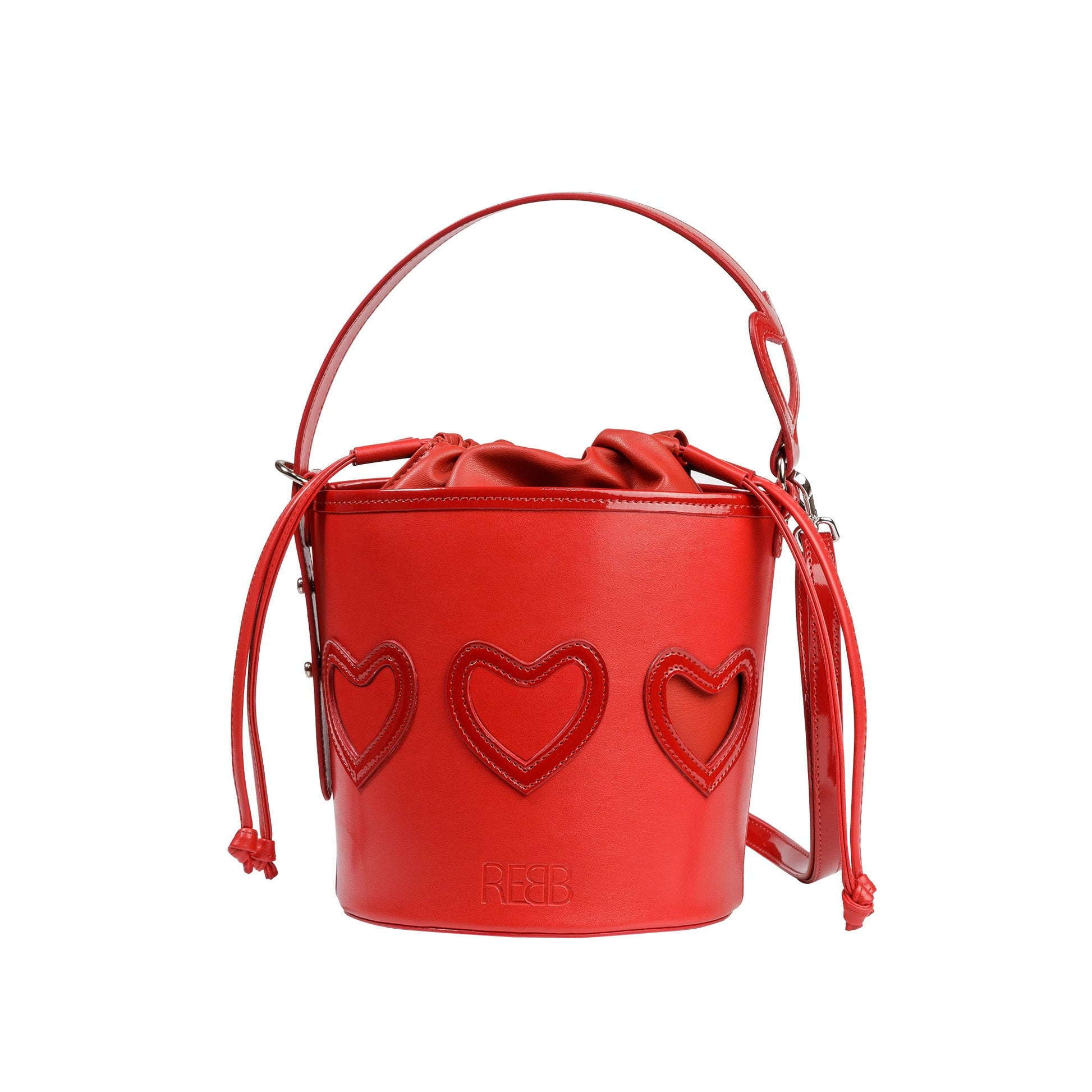 BORSA A SECCHIELLO REBB LOVE ROSSO - REBB Store