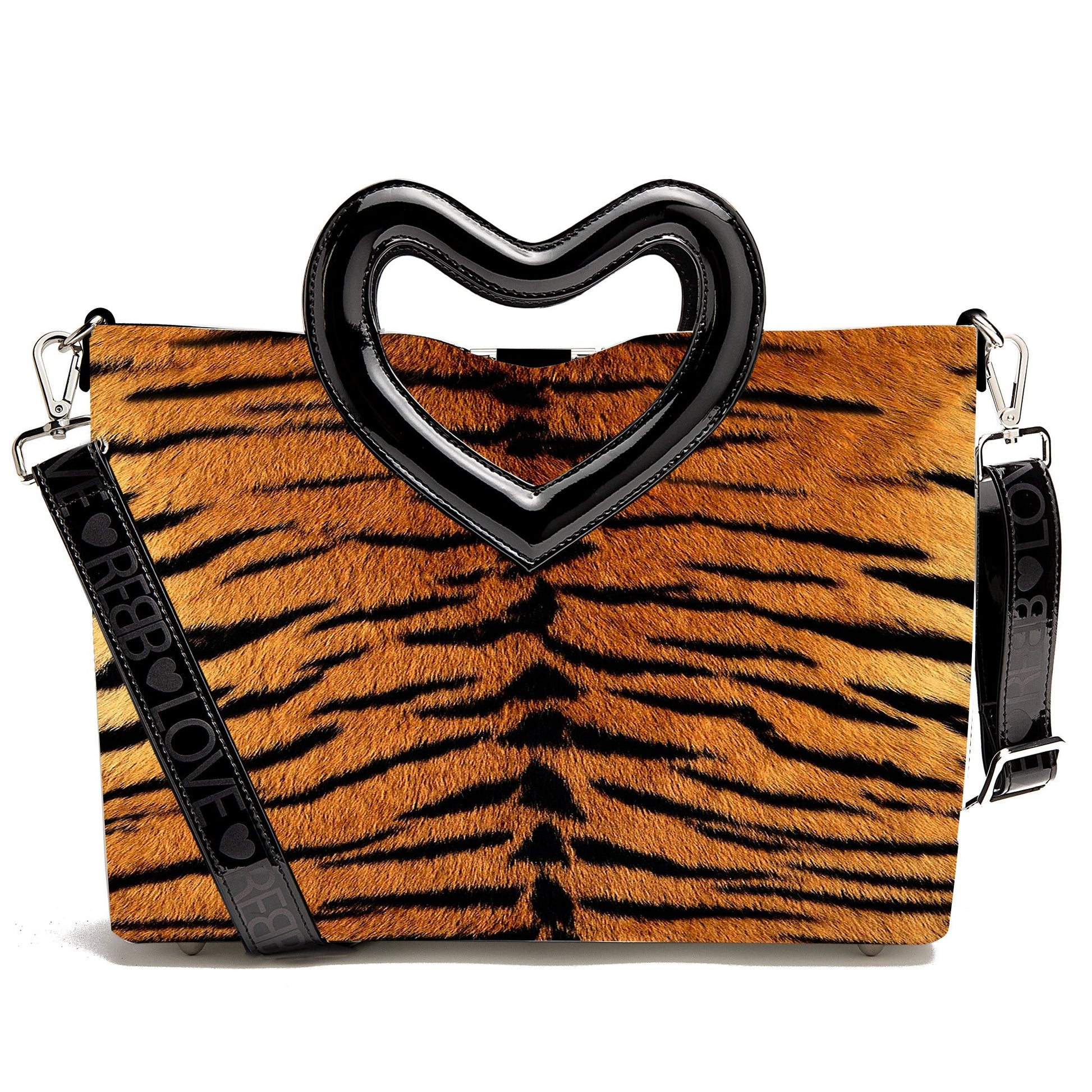 Borsa media tigre in animalier. - REBB Store