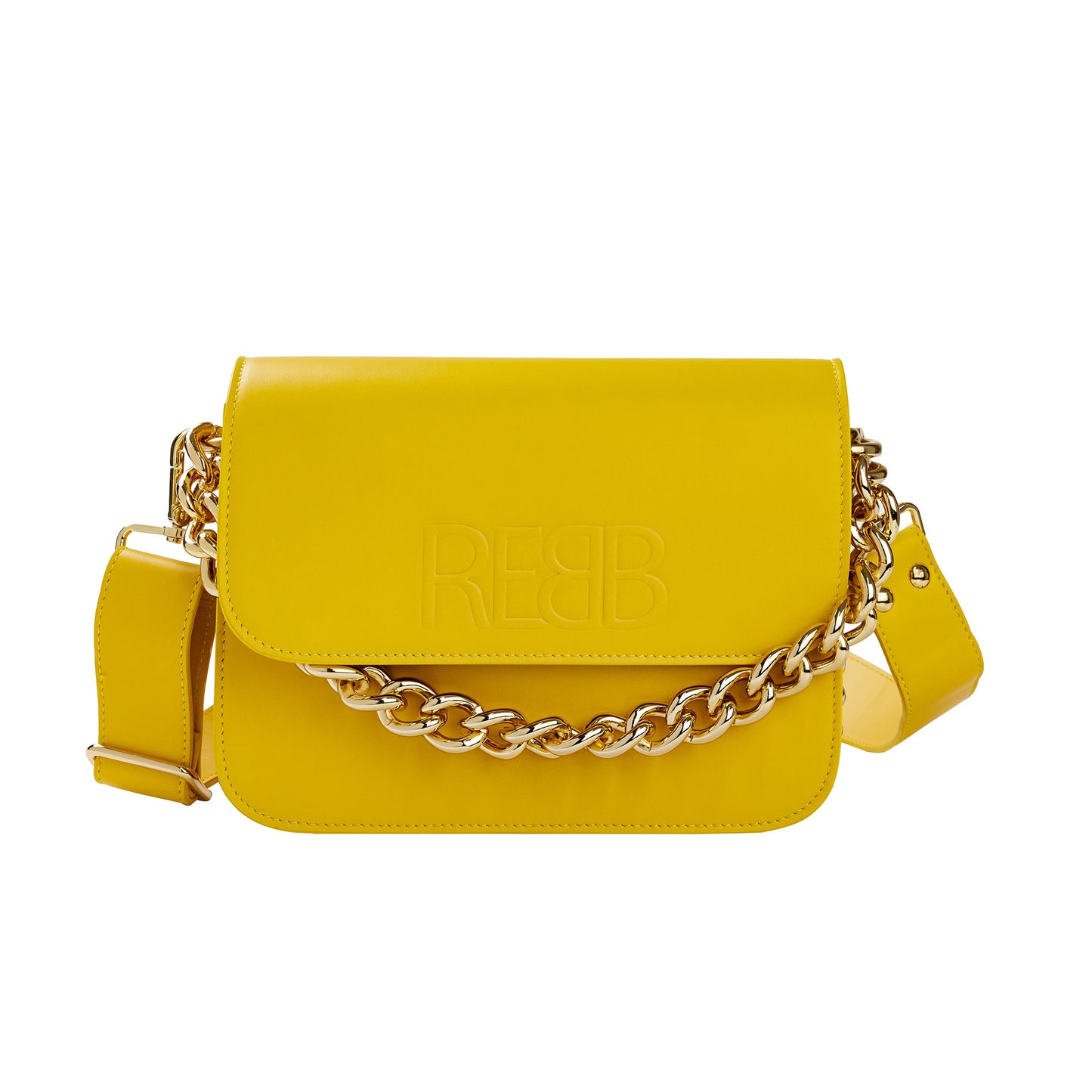 BORSA STUD CHAIN GIALLO - REBB Store