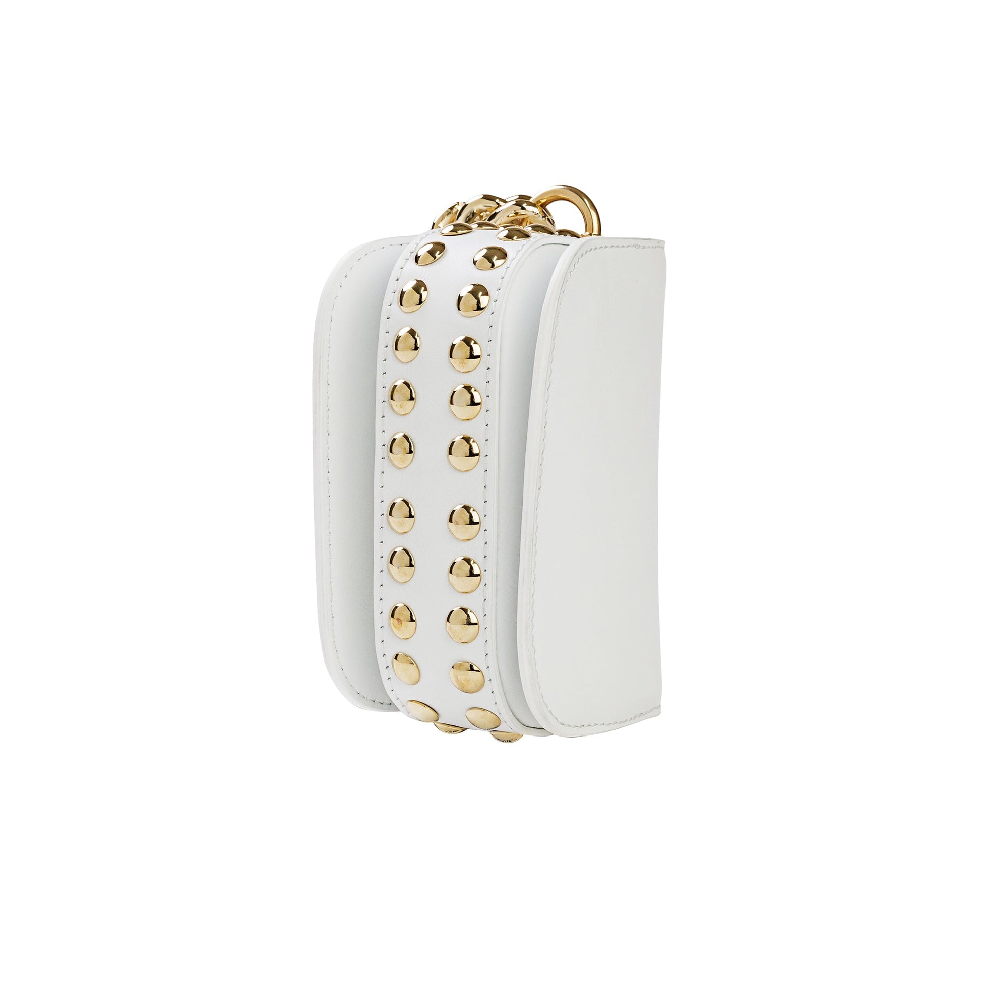 BORSA STUD CHAIN MINI BIANCA - REBB Store