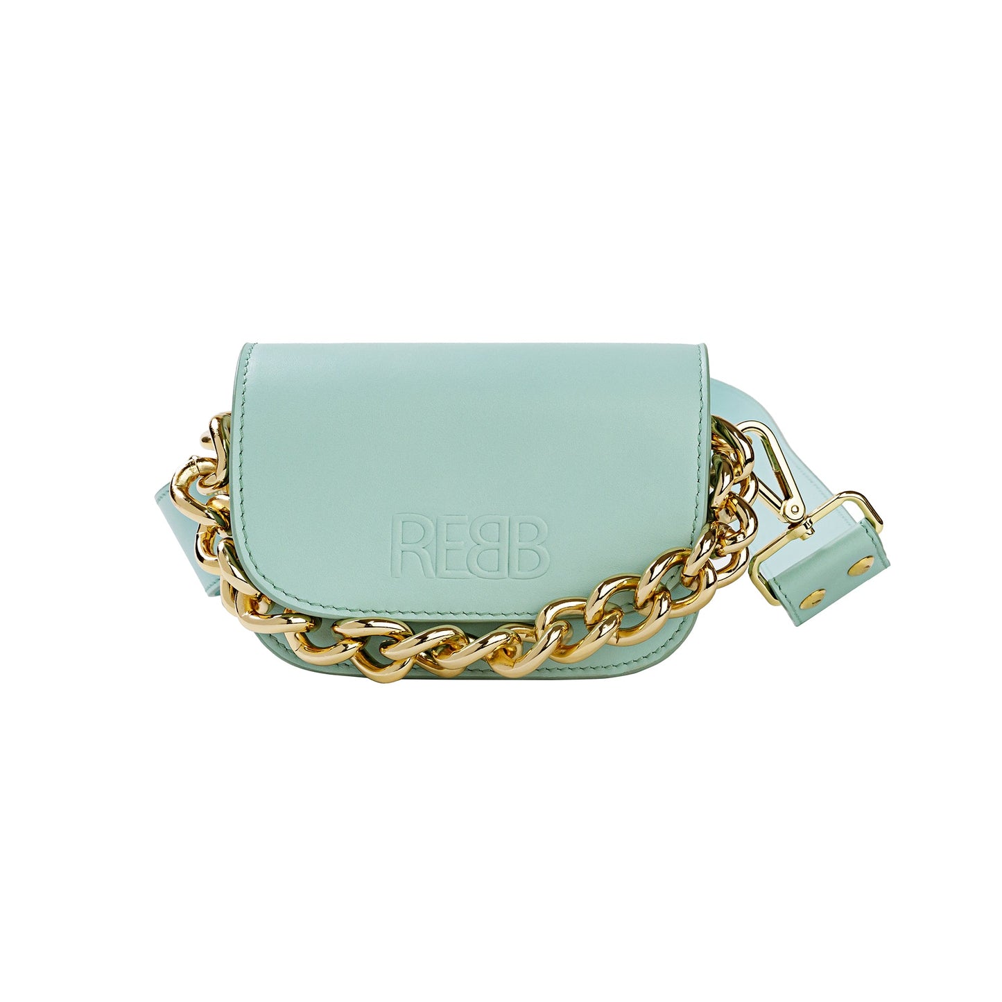 BORSA STUD CHAIN MINI CELESTE - REBB Store