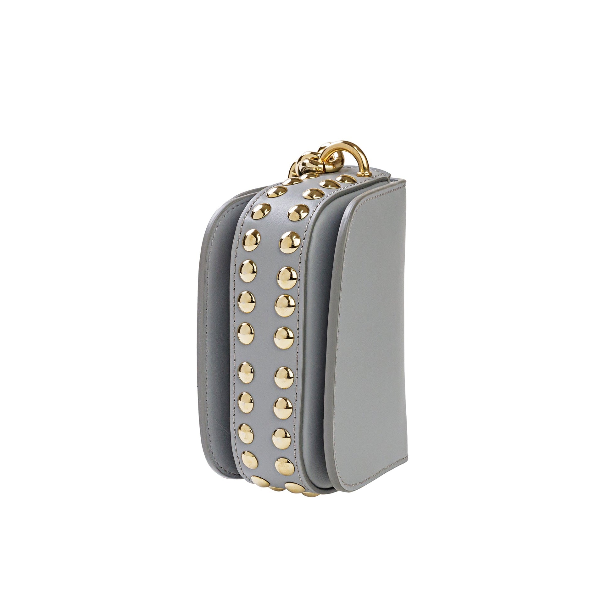 BORSA STUD CHAIN MINI GRIGIO - REBB Store