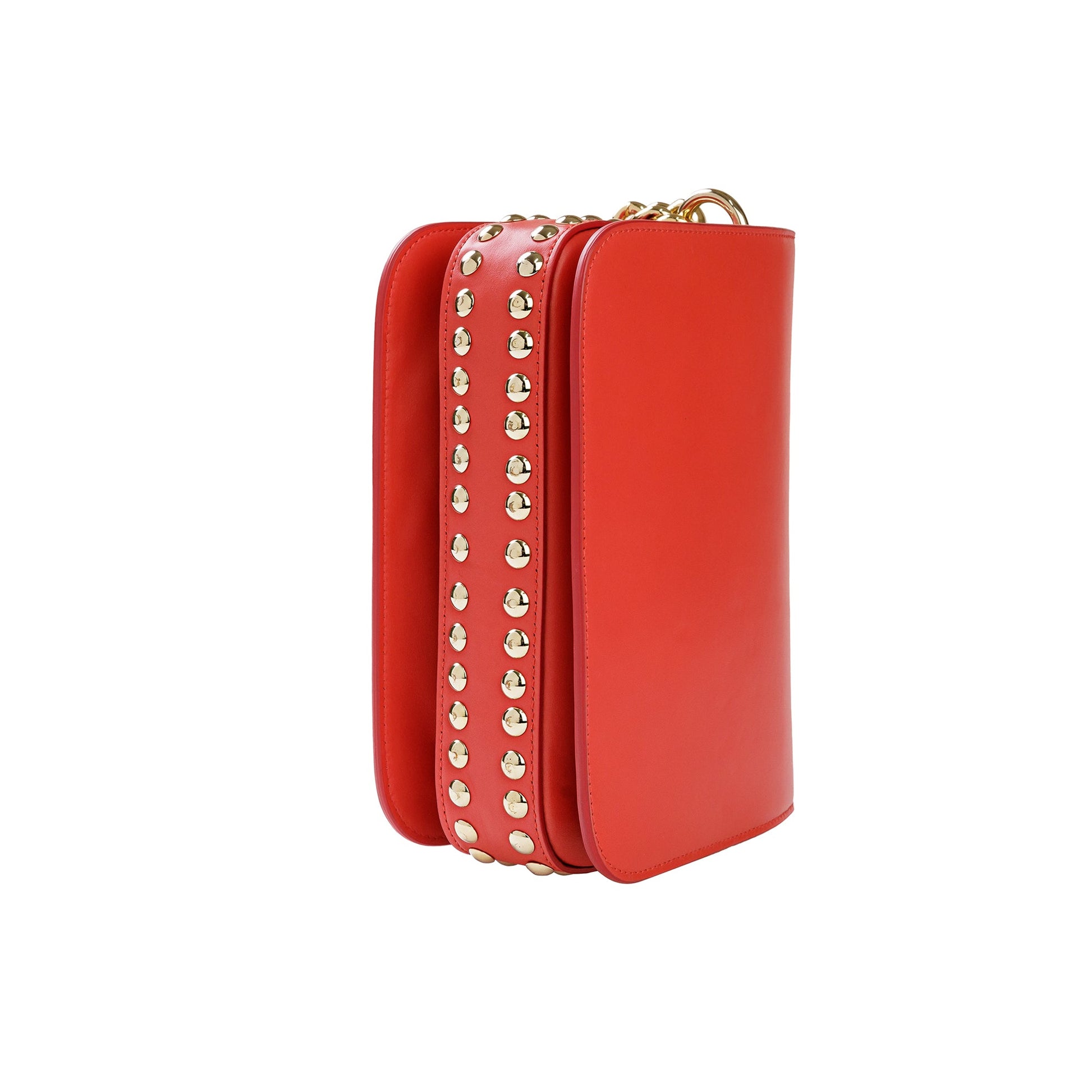 BORSA STUD CHAIN ROSSA - REBB Store