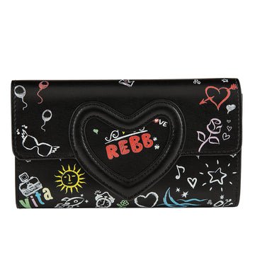 Love Blackboard Nera con Portafoglio abbinato - REBB Store