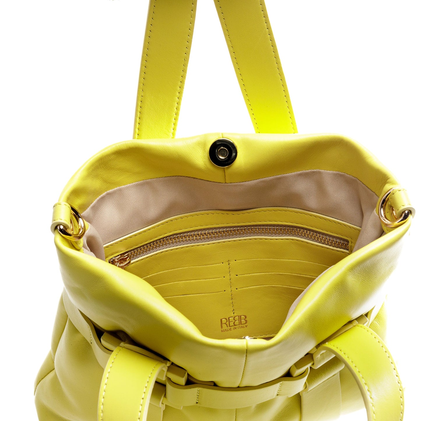 REBB BAGGY TOTE SMALL GIALLO - REBB Store