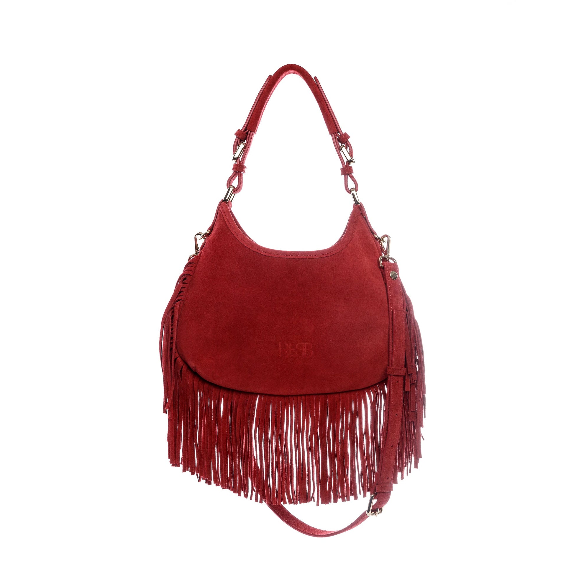 REBB HOBO TEXAS SMALL ROSSO - REBB Store