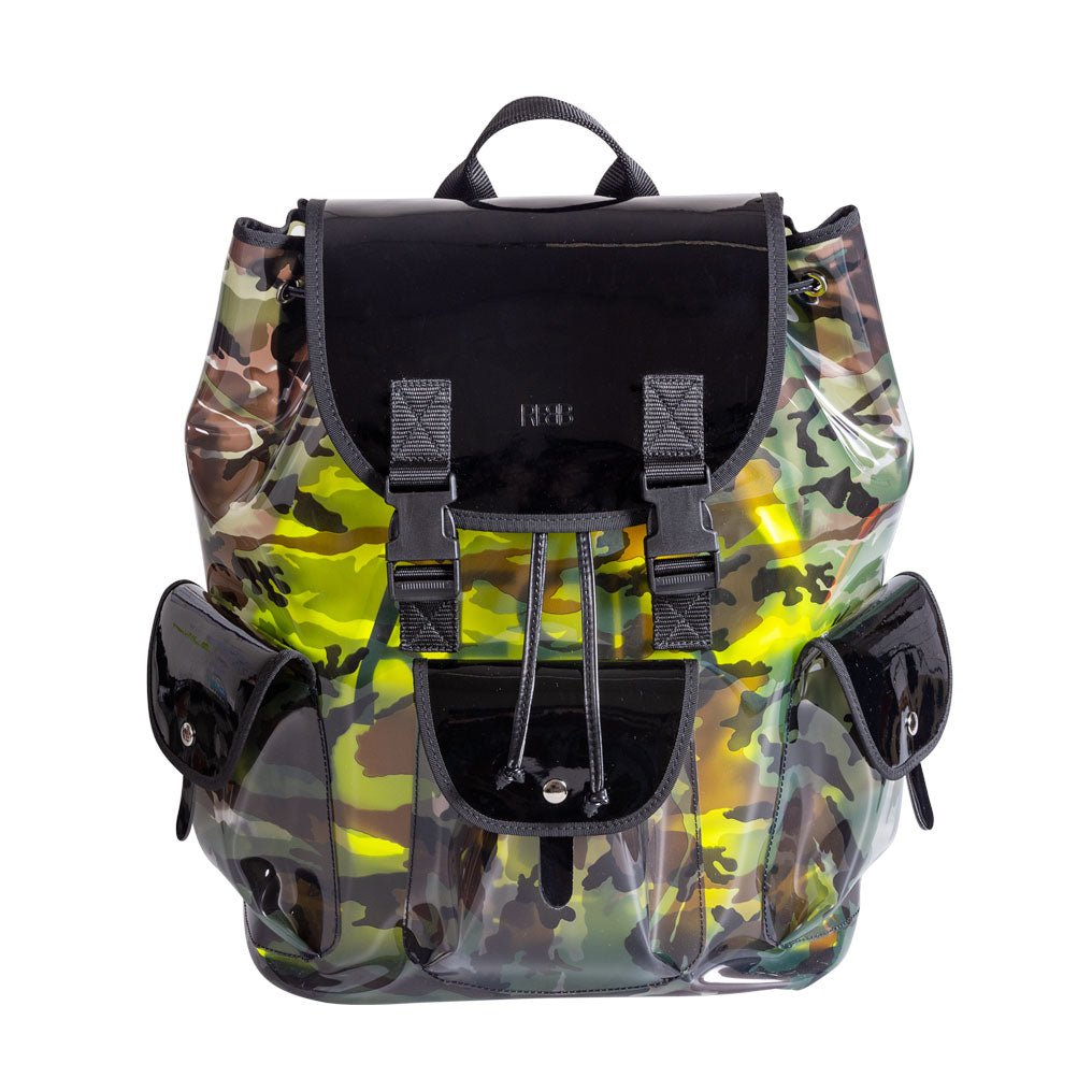 Zaino ICE CAMO, 2 in 1, camouflage vinile con sacca estraibile - REBB Store