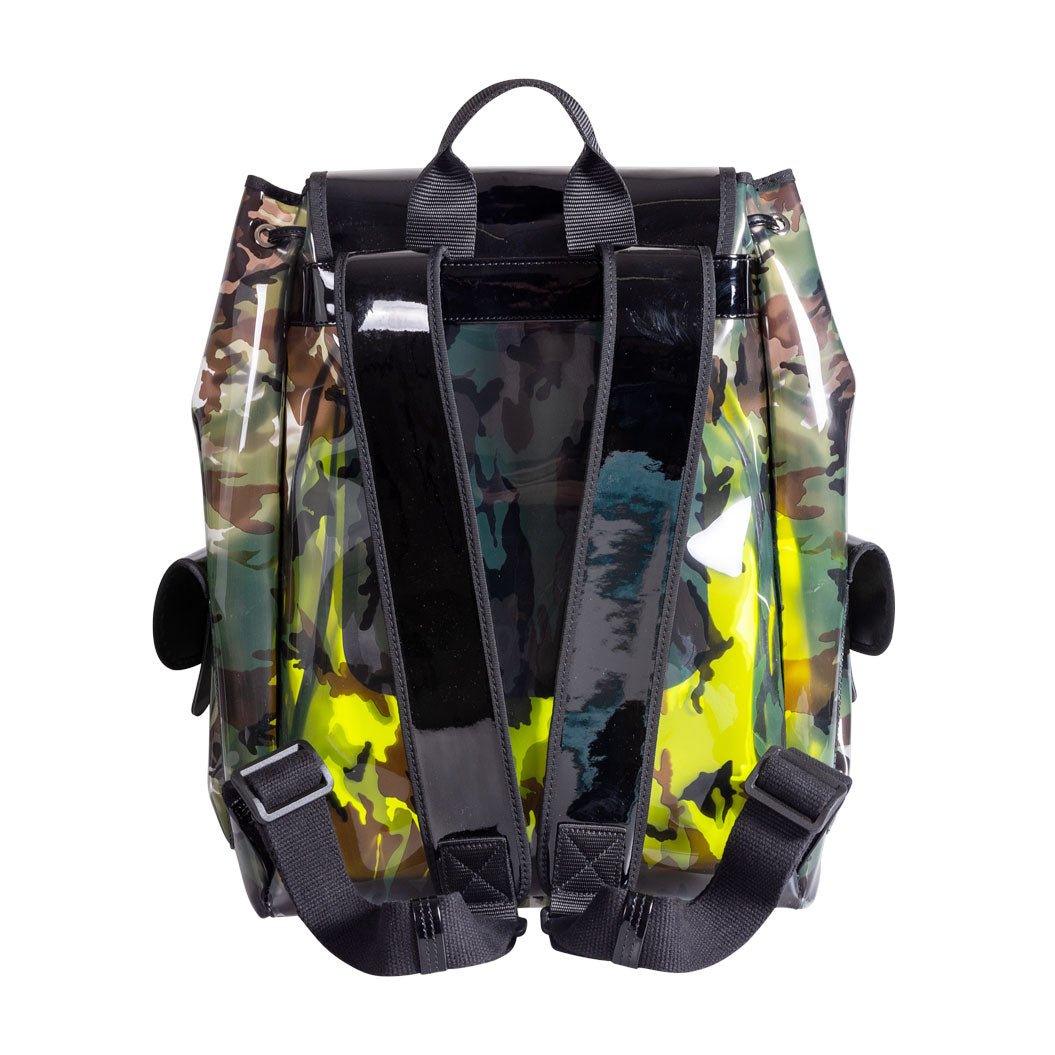 Zaino ICE CAMO, 2 in 1, camouflage vinile con sacca estraibile - REBB Store